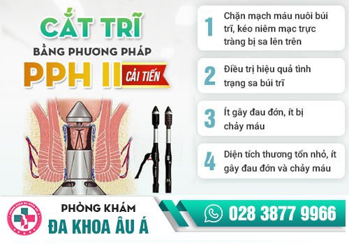 Thiết bị PPH điều trị trĩ nội